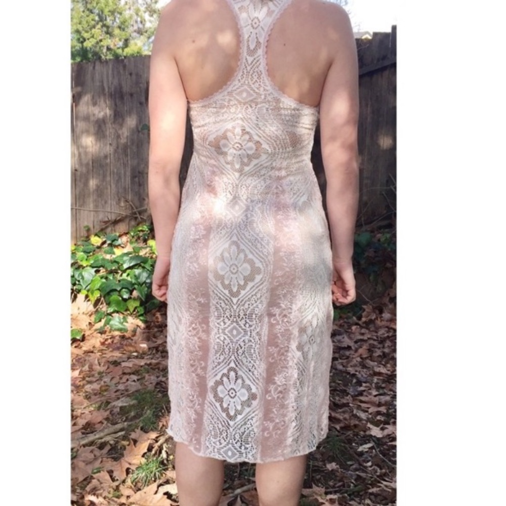 Rare Free People lace Miracle midi dress - Picture 6 of 7